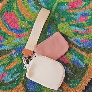 Fall Color Dual Wristlet Pouch